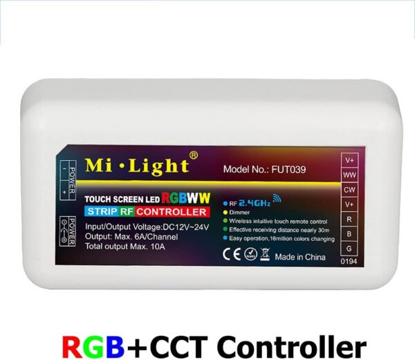 2.4 GHZ RGB + CCT STRIP CONTROLLER