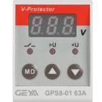 GPS8 Digital Over Current Protector Over Voltage Under Voltage Protective Device 40A 63A 80A 220VAC 1Pcs (Color : GPS8-01-Down Wiring, Size : 63A)