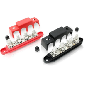 Battery Bus Bar Pair 4-Way Black & Red BB-4 Jamaica