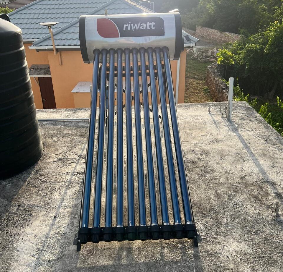25G solar water heater installed in-St.Mary